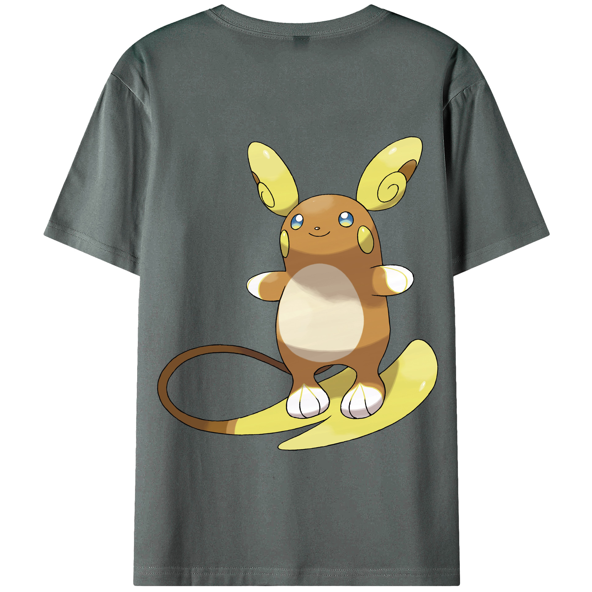 （画像用） ポケットモンスター Pokémon 綿100％半袖Tシャツ（背面プリント）